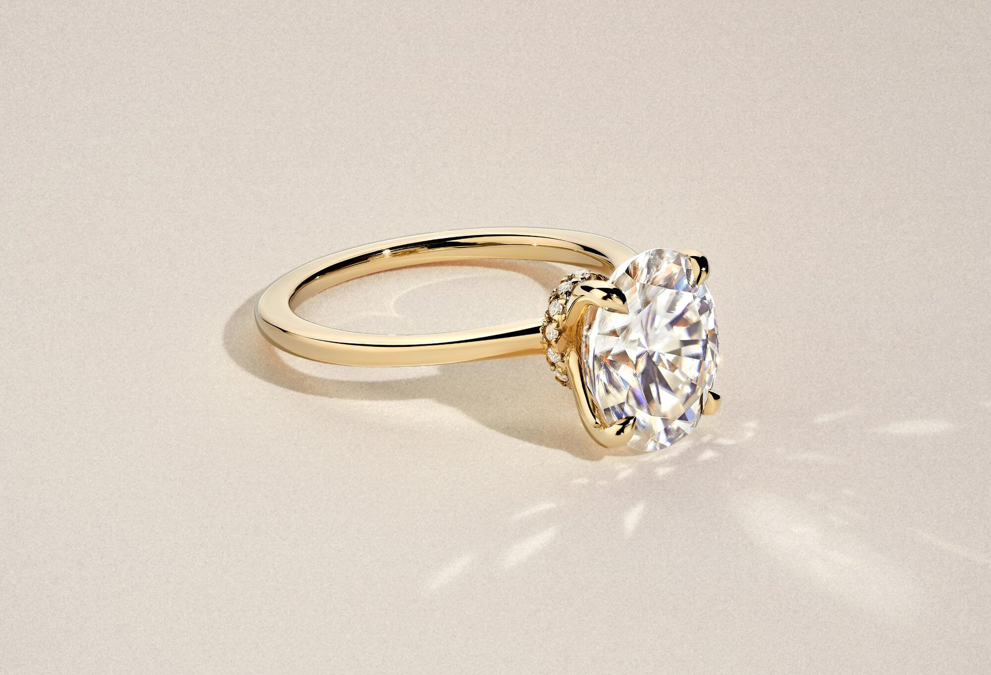 Moissanite engagement rings